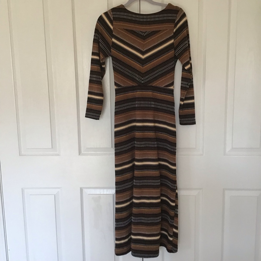 Anthropologie Striped Multicolor Maxi Dress - Picture 4 of 6